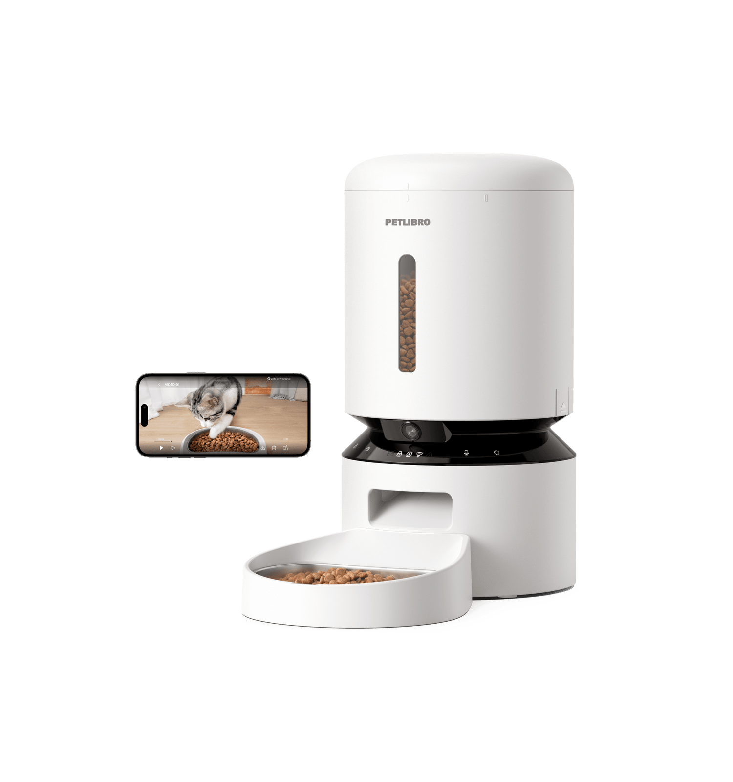 【訳あり】【PETLIBRO】自動給餌器 カメラ付 1080P WiFi対応 Granary 自動給餌器 カメラ付き 1080P 暗視機能 30%OFF