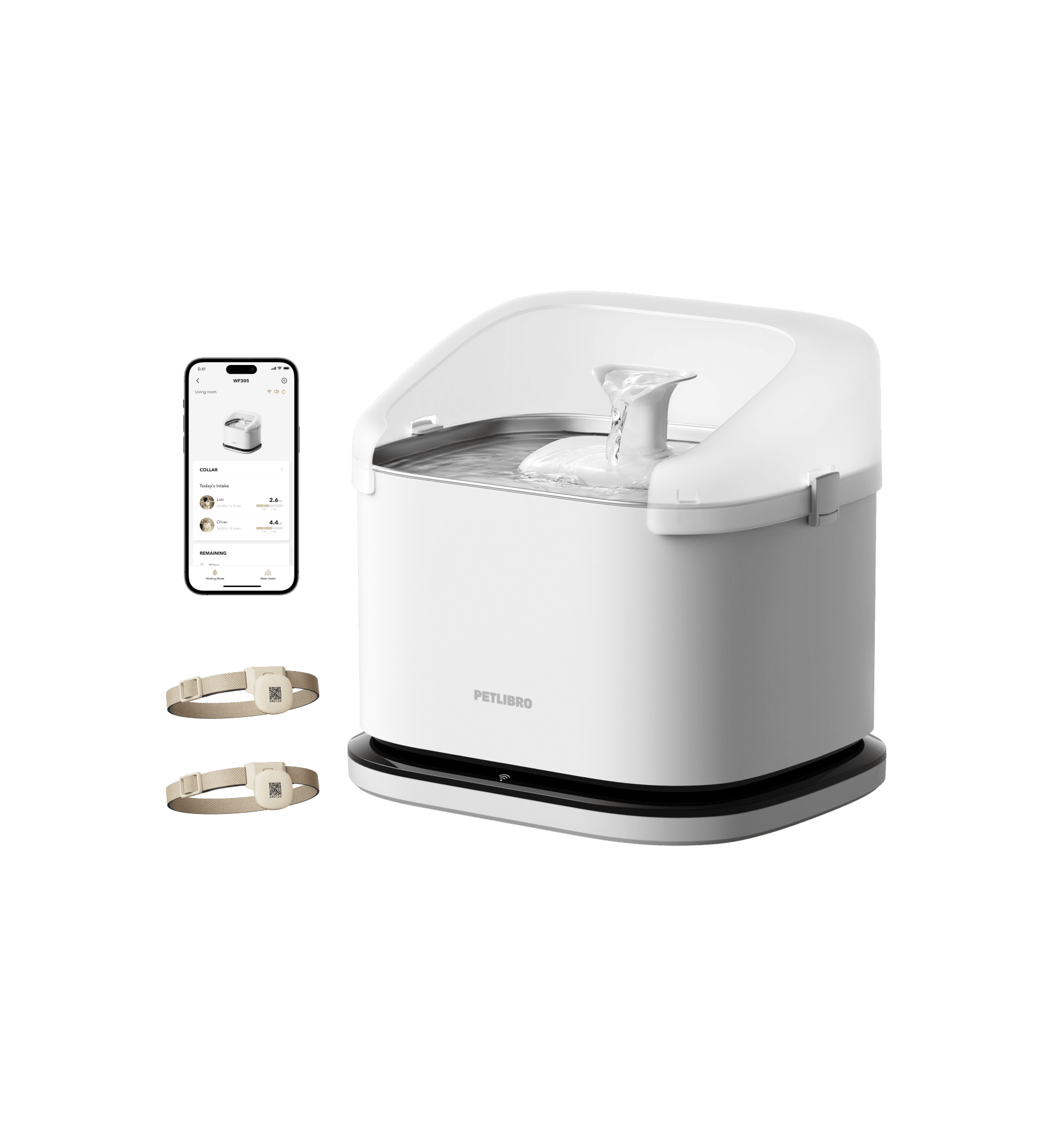 PETLIBRO 自動給餌器 ホワイト Amazon.co.jp: PETLIBRO 自動給餌器 猫 スマホ遠隔操作 2WAY給電